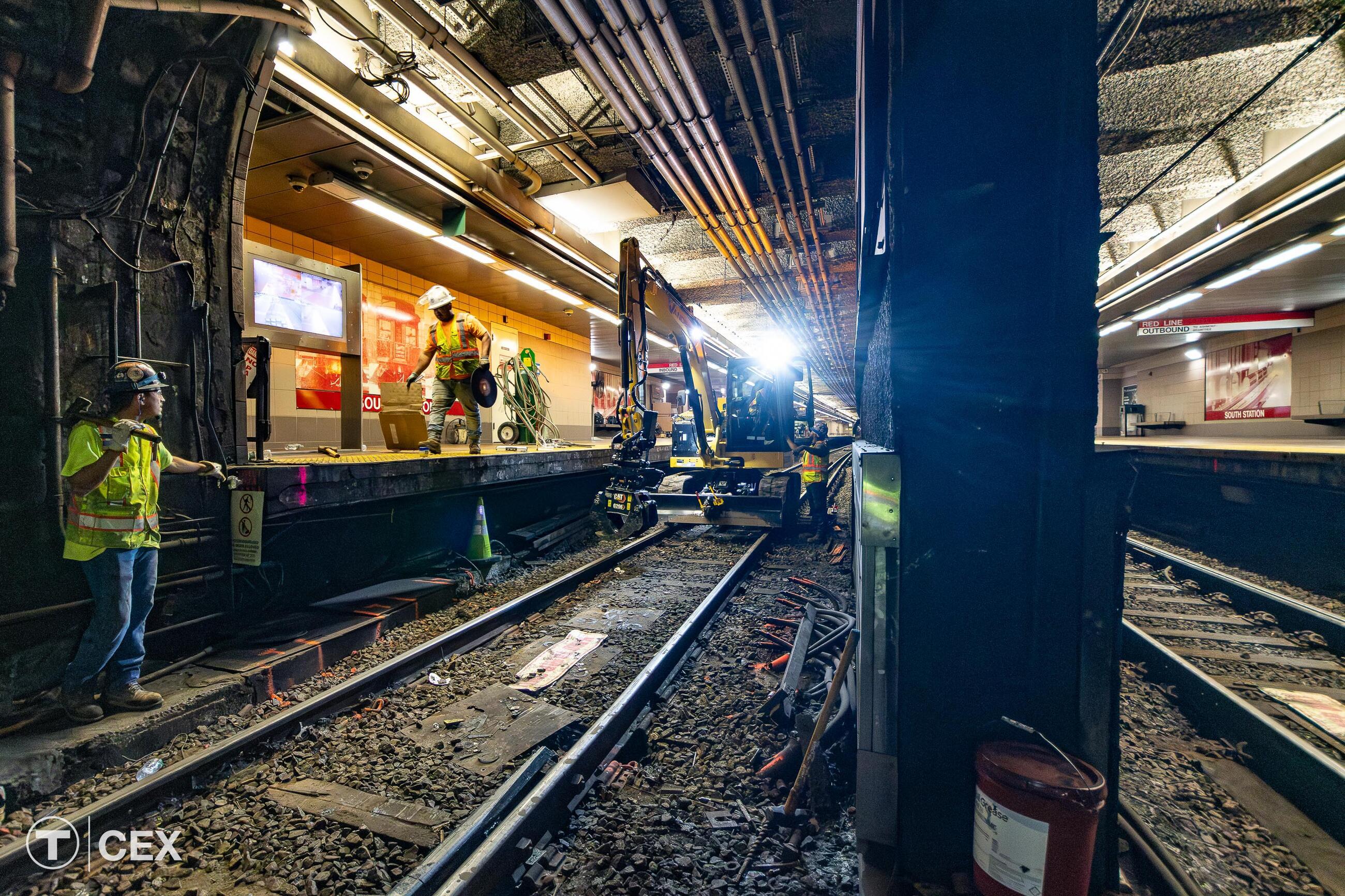 MBTA Makes Significant Progress on Critical Track Work on Red Line